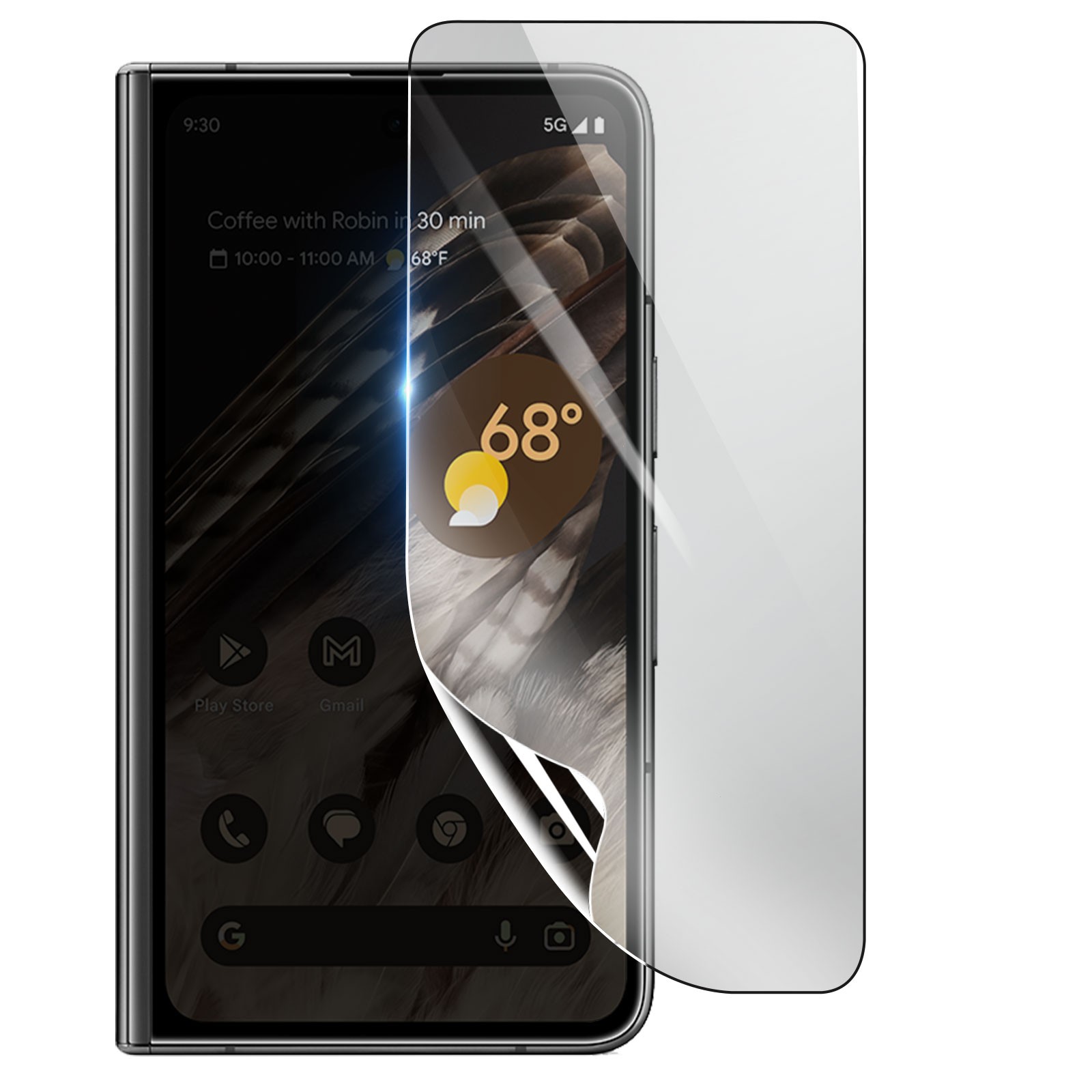 Film hydrogel pour Google Pixel Fold protégeant votre écran lors de vos activités quotidiennes
