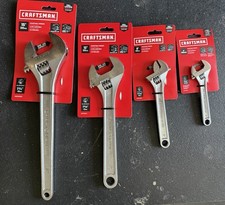 Craftsman Adjustable Wrench Set 15 12 8 6 Total Of 4