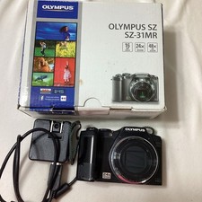 Olympus SZ-31MR 16 MP 24X Zoom Black Digital Camera In Box