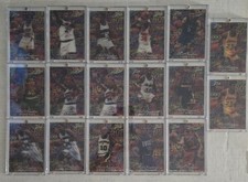 1995-96 Flair - Hot Numbers LOT 17 HOF GOATS SP Shaq Chuck Hill Rodman Kemp