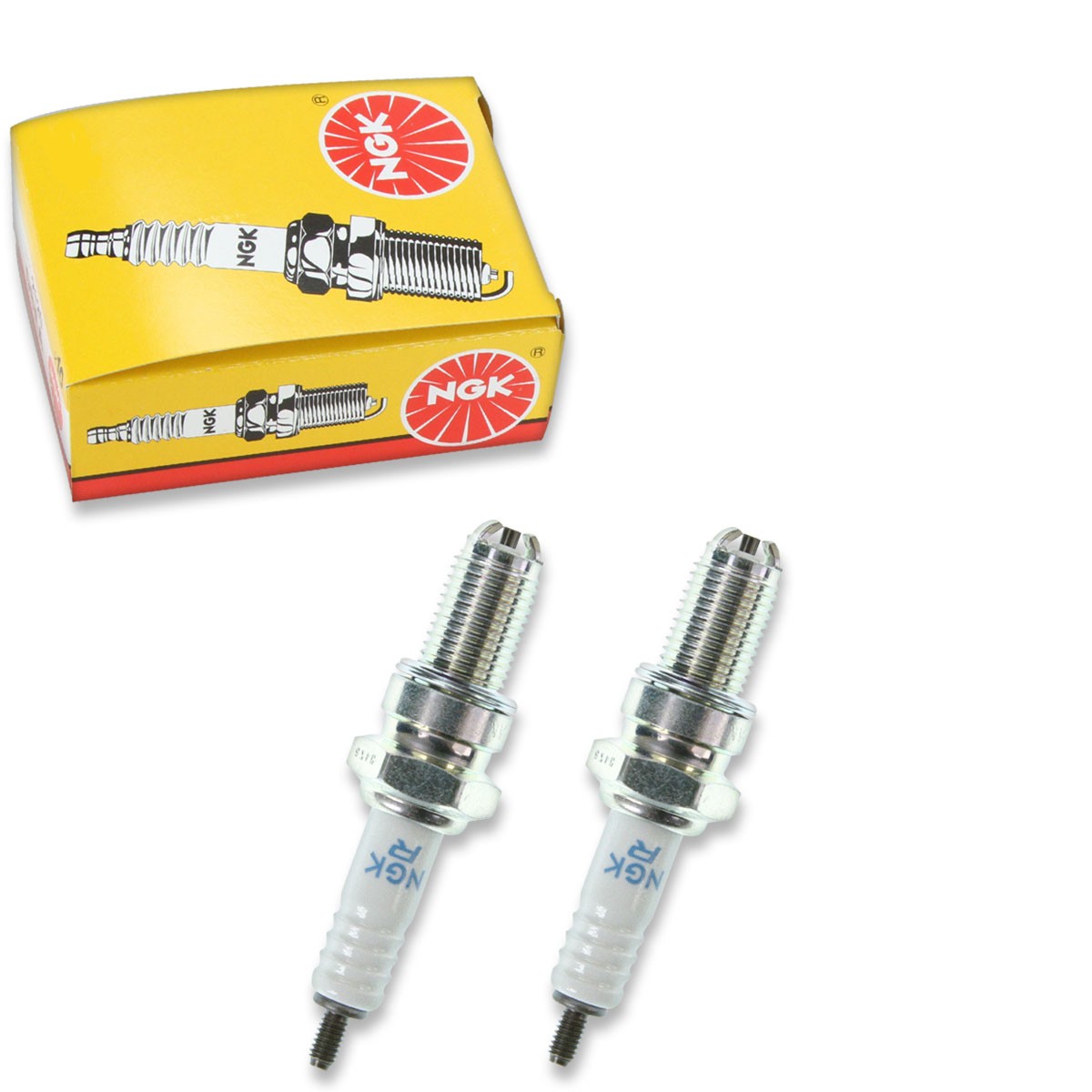 2 pc NGK 6193 JR9C Standard Spark Plugs for RAX92DC 09482-00397 Ignition du