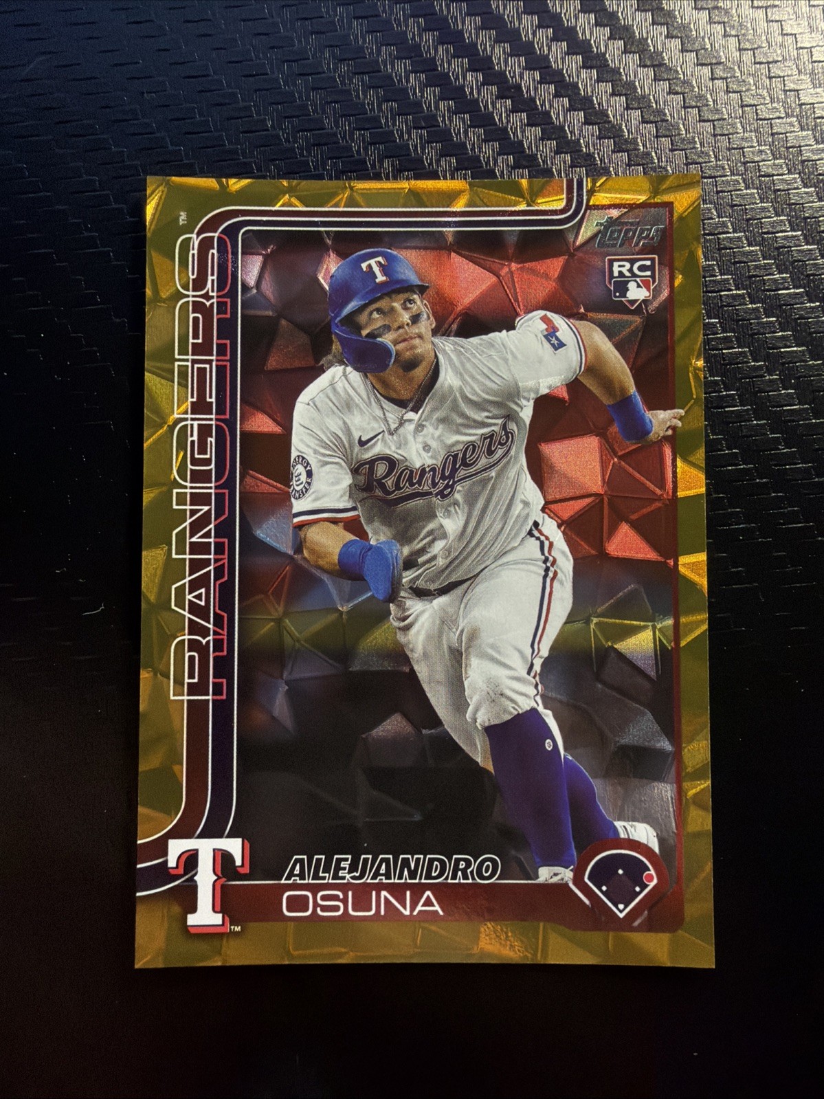 2025 Topps Update Series - Alejandro Osuna #US10 Gold Diamante Foil /50 (RC)