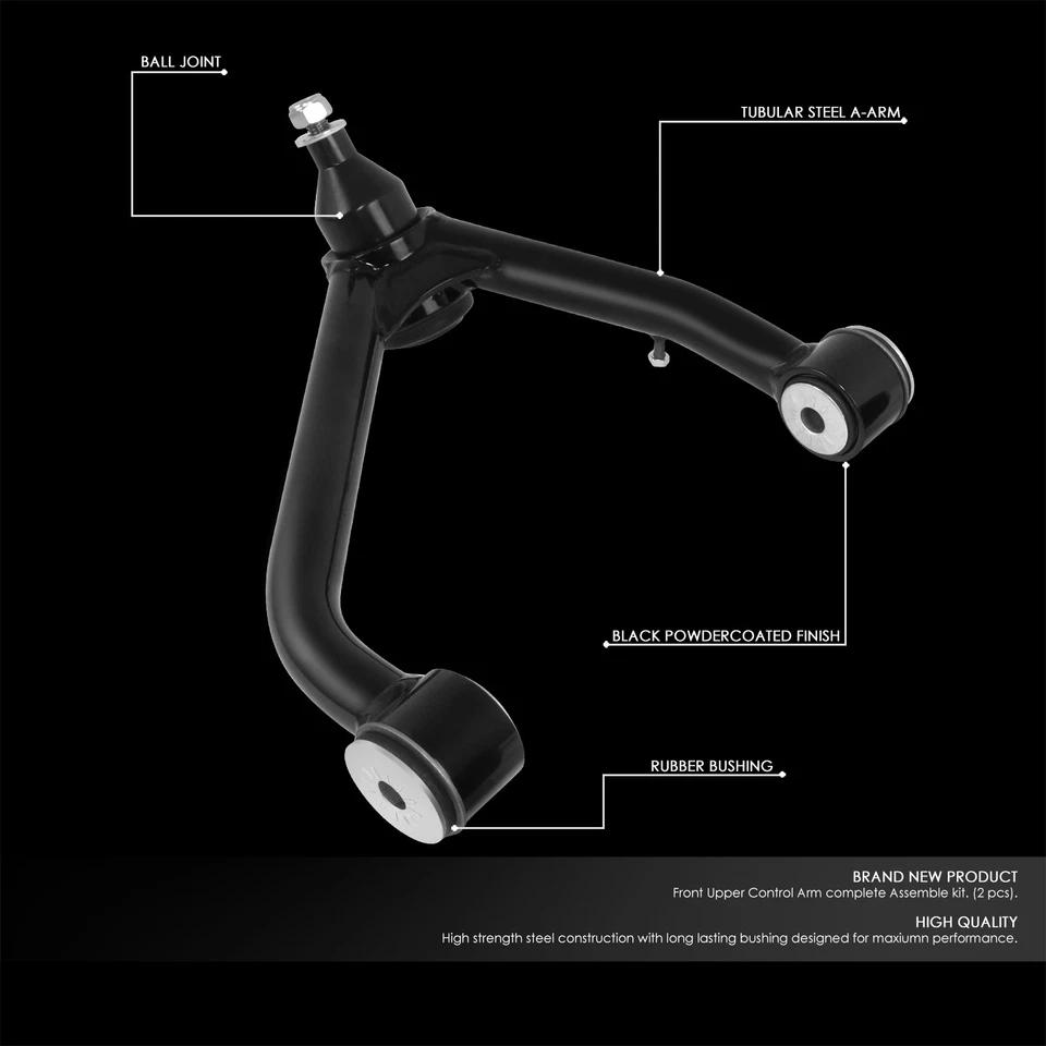 Kit de suspensión de brazos de control superiores delanteros estilo OE Silverado Sierra 2014-2019 Foto 2 de 4