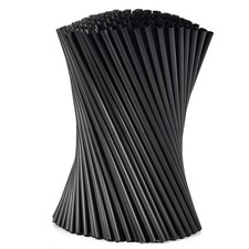 Plasticless 100 Pcs PLA Disposable Drinking Straws Corn Plant Based Biodegrad...
