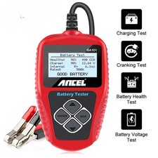 BA101 12V Car Battery Tester Digital Analyzer 100-2000CCA for Car Motorcycle