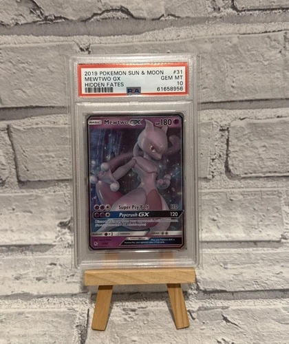 Mewtwo GX 31/68 PSA 10 Hidden Fates Holo Pokemon Gem Mint