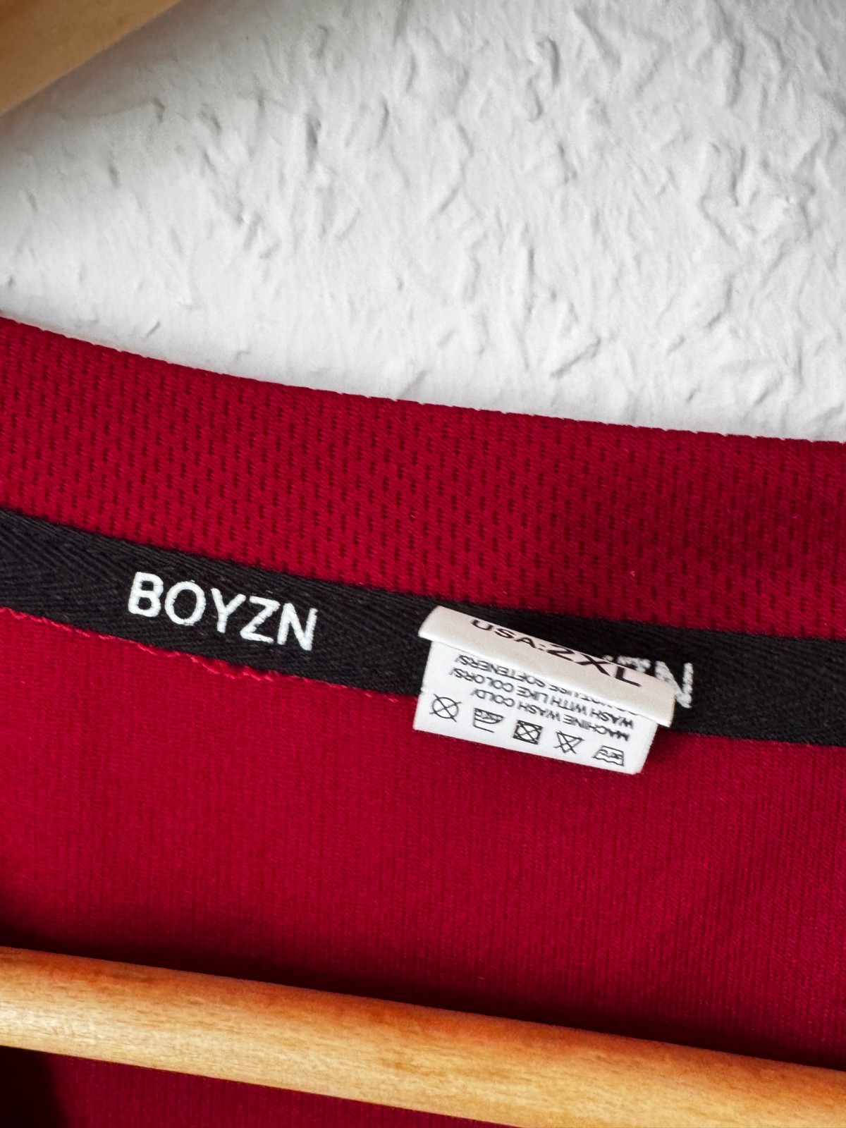 BOYZN Men's Performance Raglan T-Shirt - Crimson Red image 5