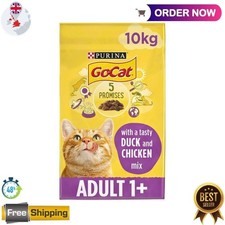 GO-CAT Adult Dry Cat Food Chicken and Duck 10kg Pack 2.90 per kilo