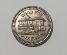 ROCHESTER NY ELECTRIC STREETCAR TOKEN 23MM 1900-1909  NY#780C