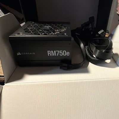 Corsair RM750e ATX Modular Power Supply 750W Modular Black 24 Pin PCIe SATA CPU