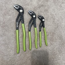 Matco PL3S 3 Pc Adjustable Plier Set (includes PL7, PL10, & PL12) Green Handles
