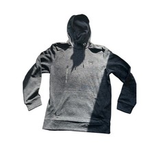 NWT Under Armour Mens Hoodie Fleece Pullover Gray Loose Fit Size M