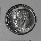 2022-P 10C Dime Error--rotated die Brilliant Uncirculated