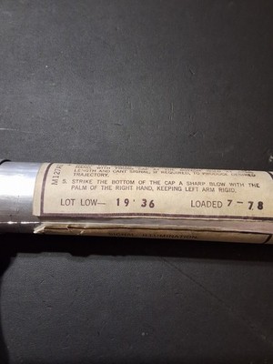 LIVE US MILITARY 1961-78 SIGNAL ILLUMINATION GROUND WHITE STAR