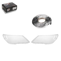 2X Scheinwerfer Glas Streuscheibe Links + Rechts Set FüR Vw Tiguan 5N 2007-2011