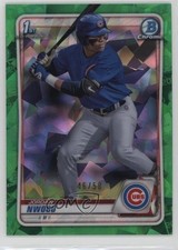 2020 Bowman Chrome Draft Sapphire Green 46/50 Jordan Nwogu #BD-110 08jk