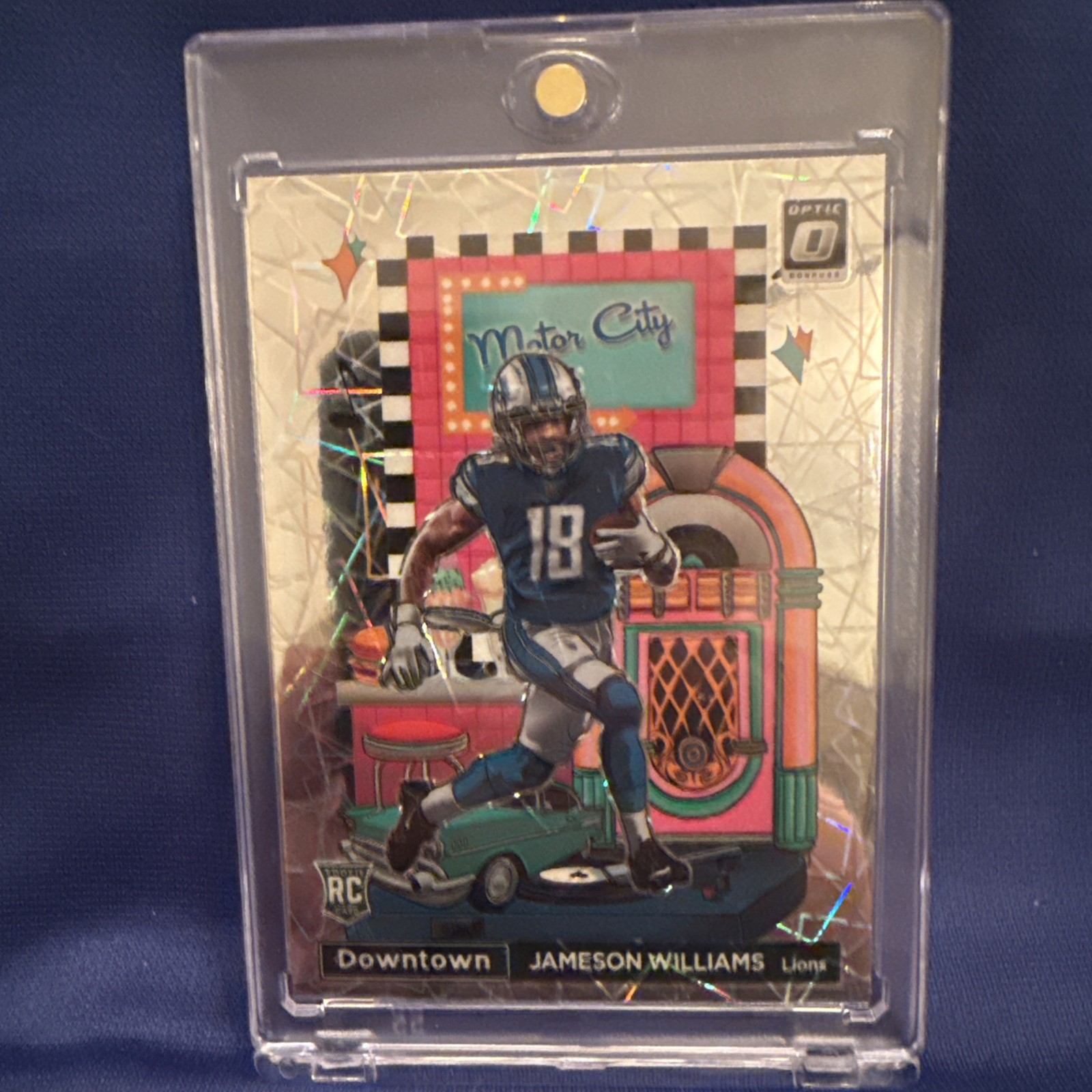 🦁 Jameson Williams 2022 Optic Downtown! RC #DT-JW Lions SSP Case Hit!