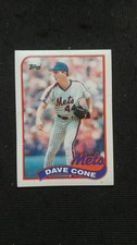 1989 Topps baseball card  #710 Dave Cone  ( VG to EX )