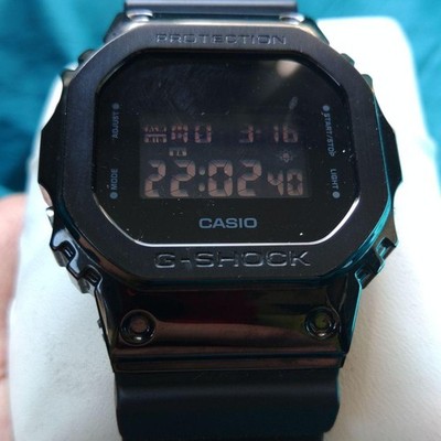 CASIO G-SHOCK 3229 GM-5600B Black Digital Watch with Box and 