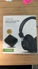 Avantree HT4189 Wireless Over Ear Headphones BT Transmitter Set READ