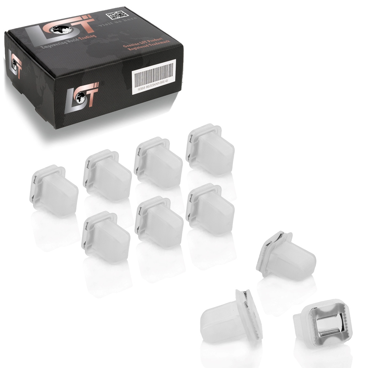 10x Interior Trim Decorative Molding Trim Door Insert Clips for BMW E38 E39