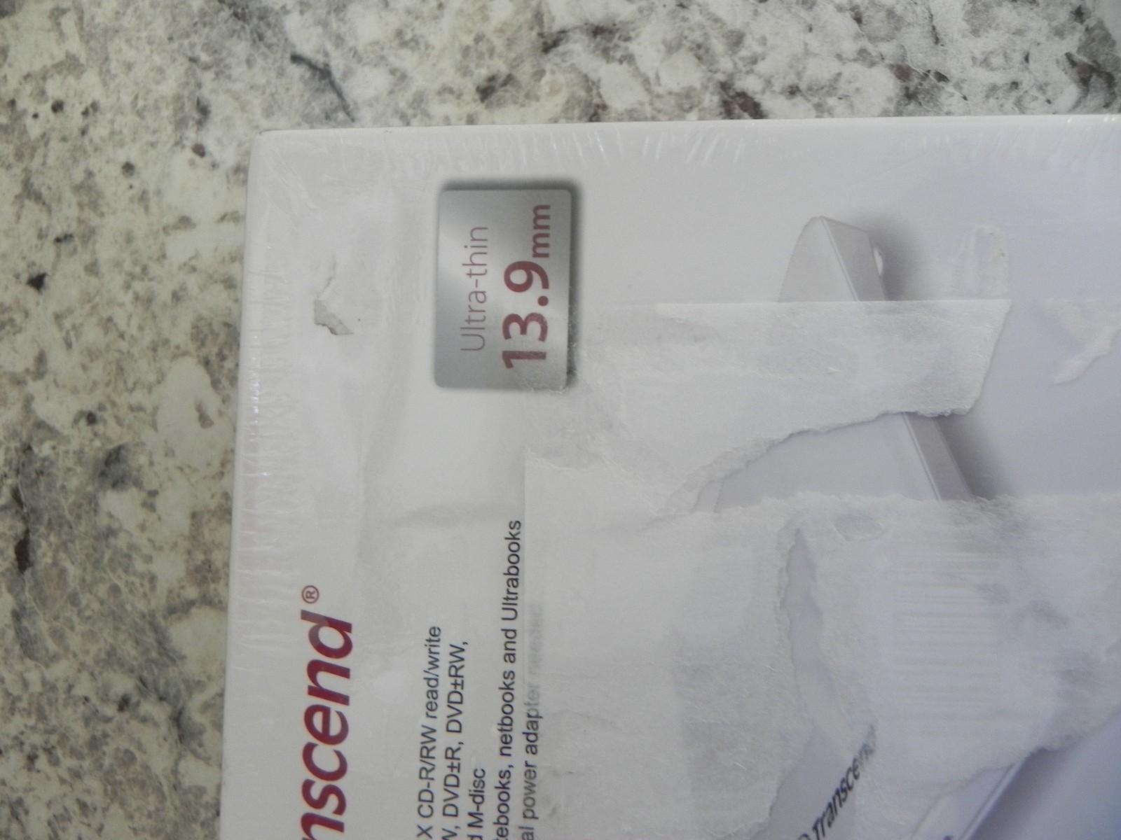 Transcend Portable CD/DVD writer 8XDVDS-W NIB