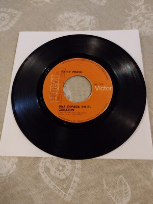 PATTY PRAVO NICHTS EIN SCHWERT... / PA DICELO... MEGA SELTEN 45 RUNDEN PROMO PERU GUT