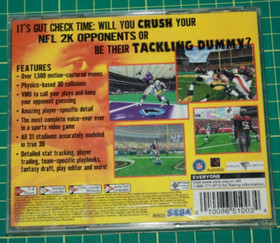 Sega Dreamcast Game: Sega Sports NFL 2K #3