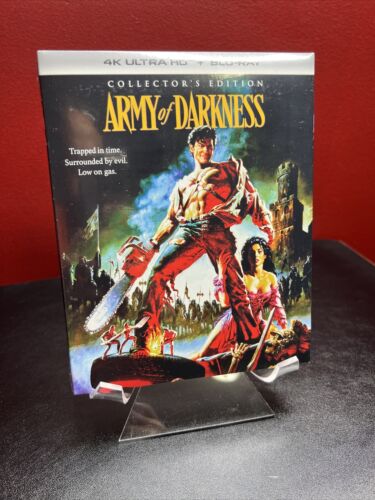 Army of Darkness LE - CE (4K+Blu-ray+***MINT***Slipcover+Poster+Pins) Sealed - Picture 6 of 12