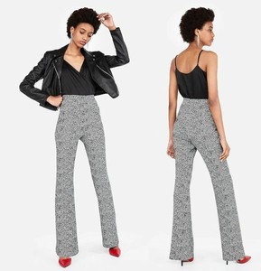 high waisted stretch flare pants
