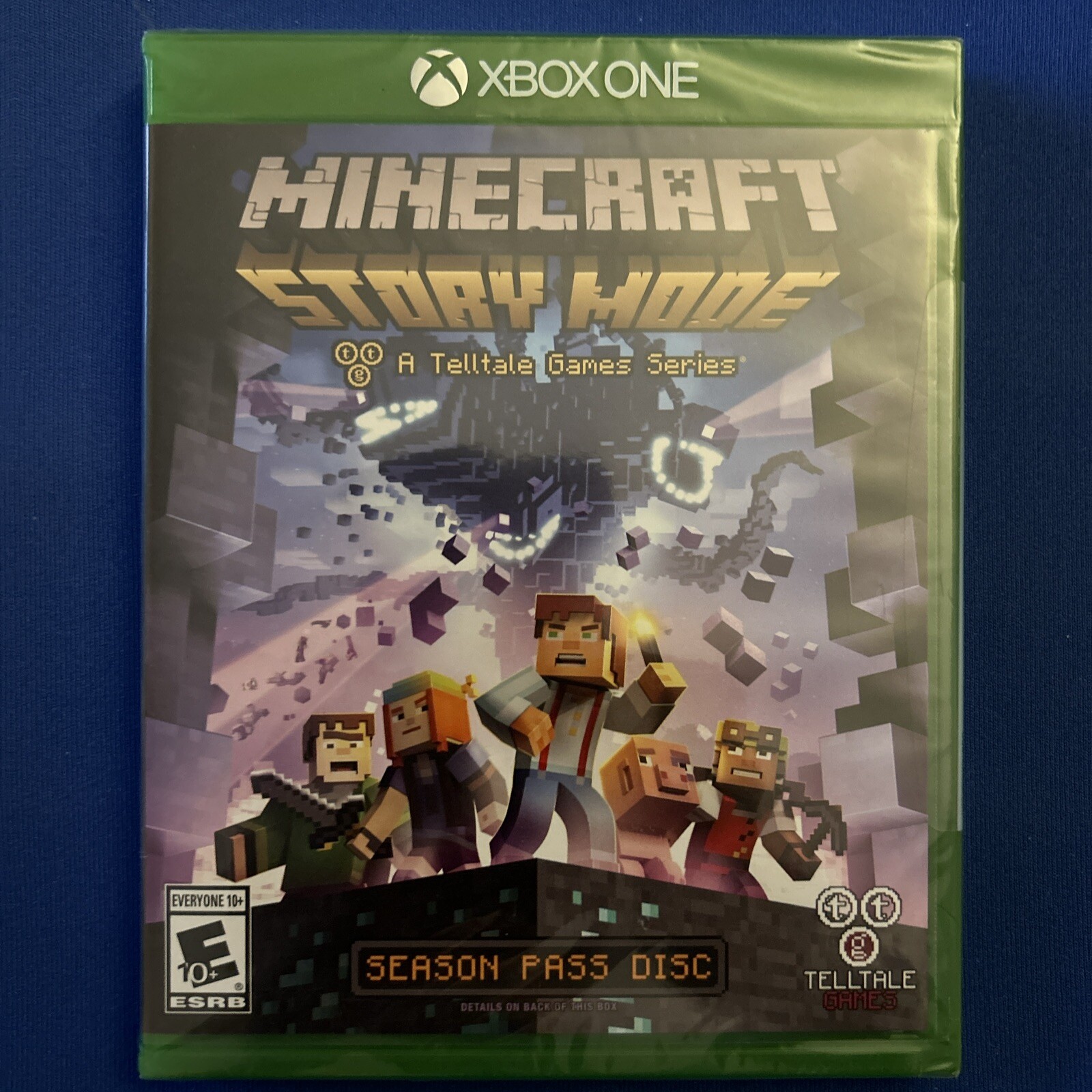 new-sealed-minecraft-story-mode-season-pass-disc-microsoft-xbox