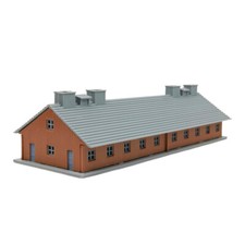 Outland Models Railroad Scenery Military Barrack 230mm long N Scale 1:160