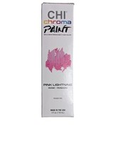 Chi Chroma Paint Bold Semi-Permanent Hair Color 4oz Pink Lightning New In Box