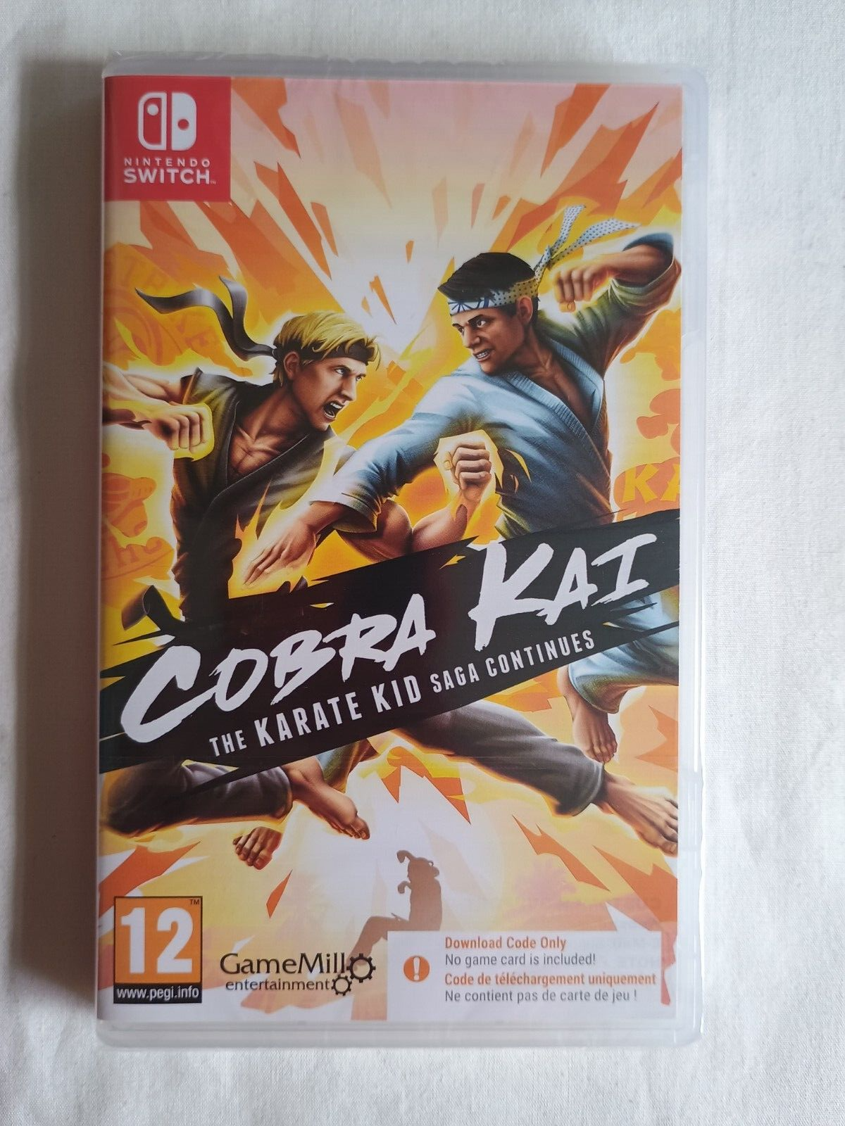 Cobra Kai the Karate Kid Saga Continues Nintendo Switch Code in Box NEW & SEALED