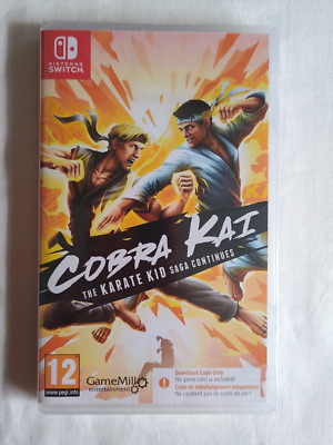Cobra Kai the Karate Kid Saga Continues Nintendo Switch Code in Box NEU & SEALED