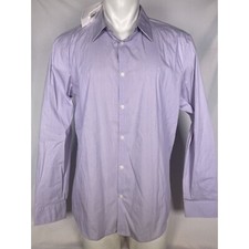 Calvin Klein Slim Fit Long Sleeve Stretch Cotton Button Down Shirt Men's XL NWT