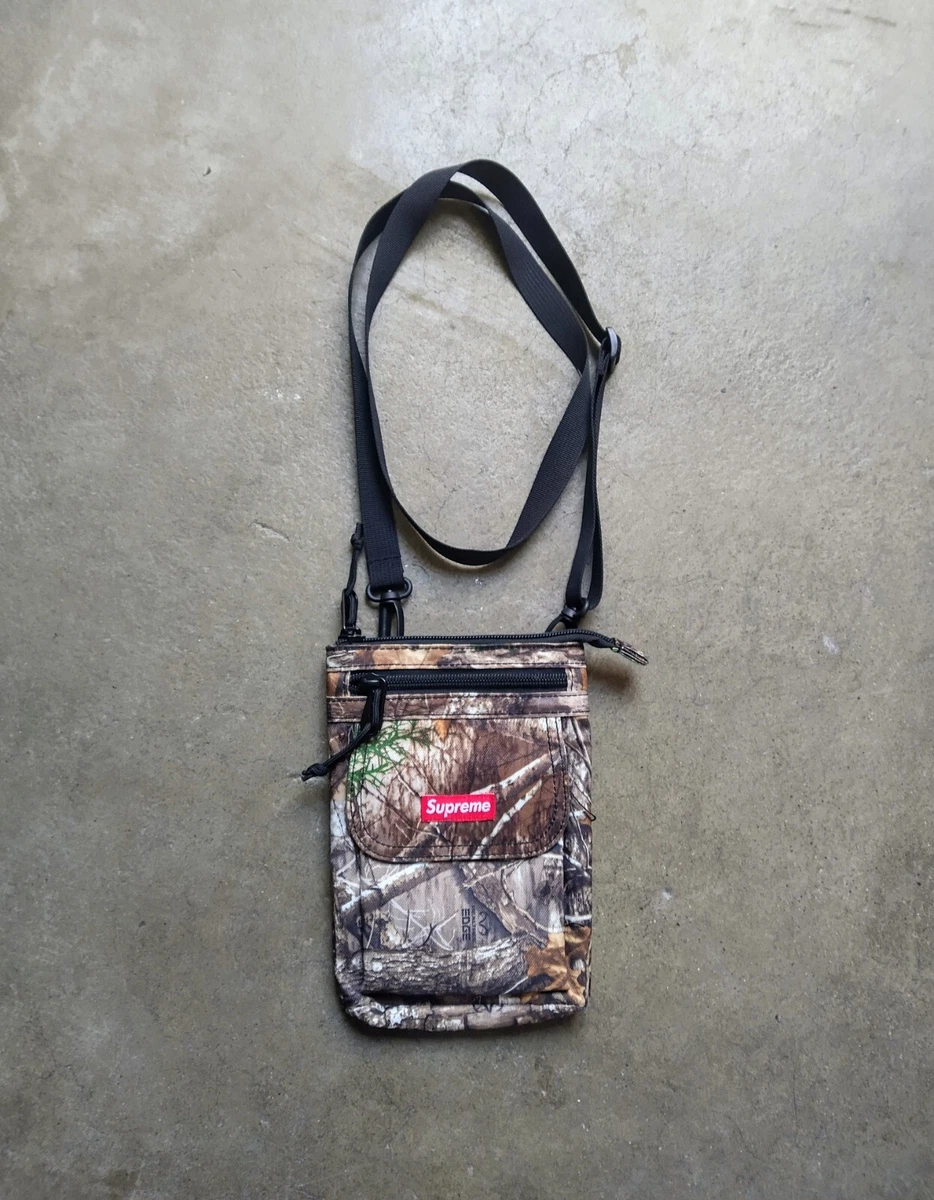 Supreme Shoulder Bag Woodland Camo Nylon Cordura FW19 Crossbody Camouflage