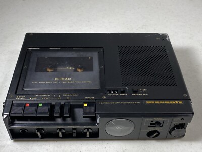 Marantz PMD221 PMD 221 Portable Mono Cassette Recorder AS IS Read*