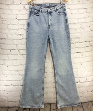 Old Navy Jeans Womens Sz 10 High Rise Flare Stone Wash