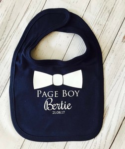 personalised bibs for wedding
