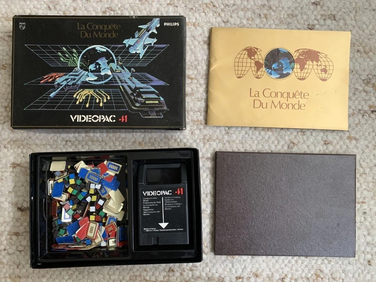 Lot De 12 Jeux Philips Videopac G7000 – Dont Stars! – Très Bon état