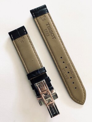 Original Tissot PRC200 19mm BLUE T055410A / T055417A Leather Watch