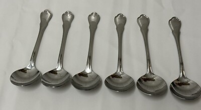 6 Wilkens Cambridge Suppentassenlöffel Edelstahl 18 8 Besteck Löffel Set 6 Stück