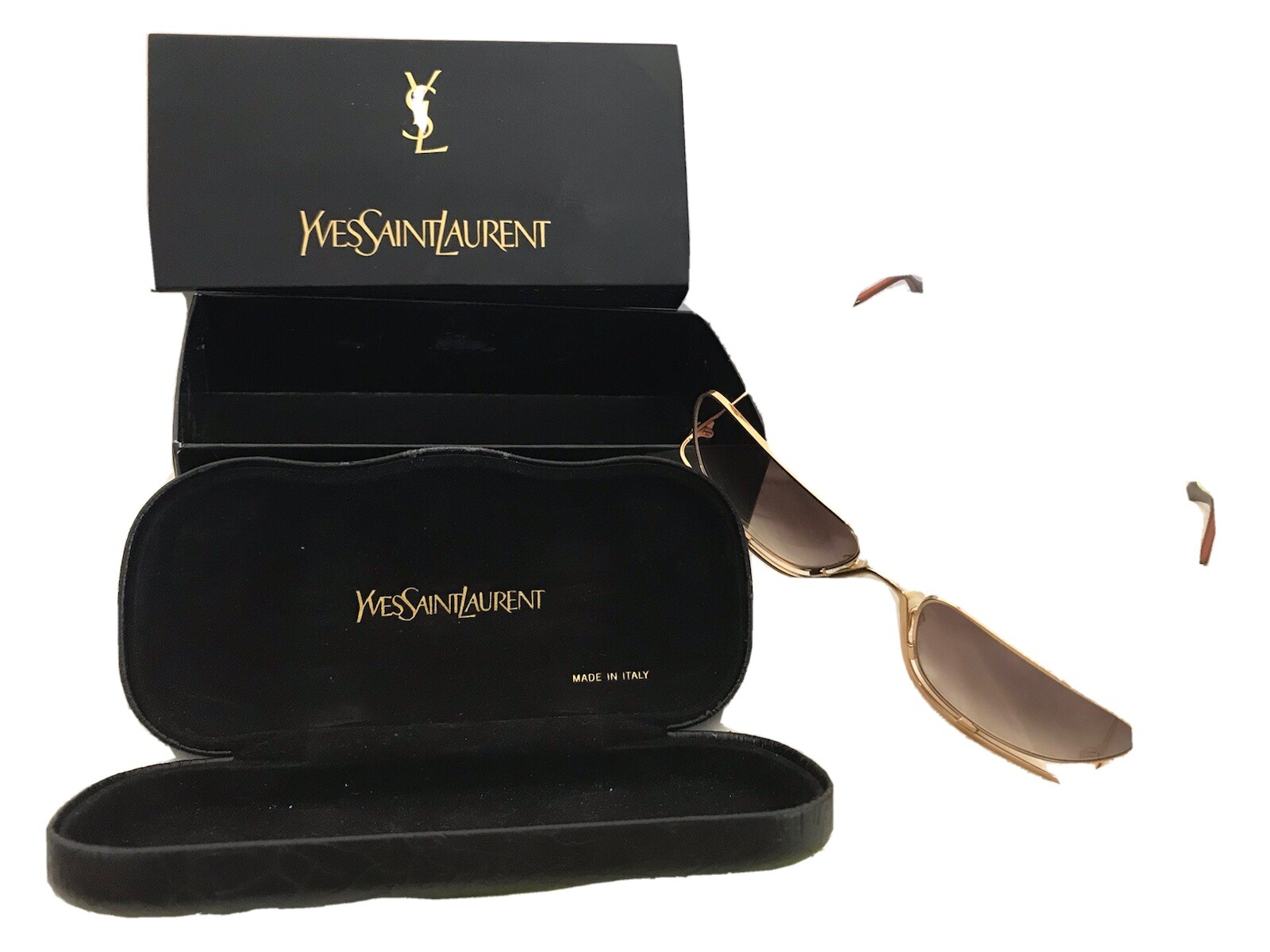 Yves Saint Laurent YSL occhiali da Sole mod 6005 Y101 130 Made in Italy