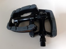 Bicicletta alluminio pedale compatto supporto in gomma bici da trekking city bike e-bike nero