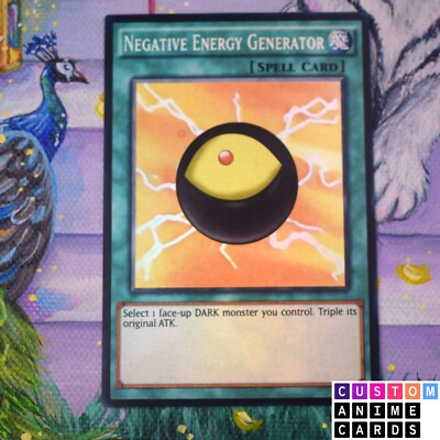 Negative Energy Generator ANIME EFFECT HOLO card