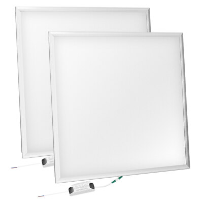 48W LED Panel Light 2x2FT Recessed Edge-Lit Drop Ceiling Troffer LED Flat Lights