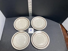 Set of 4 Homer Laughlin HLC3907 5 3/4 Inch Saucers