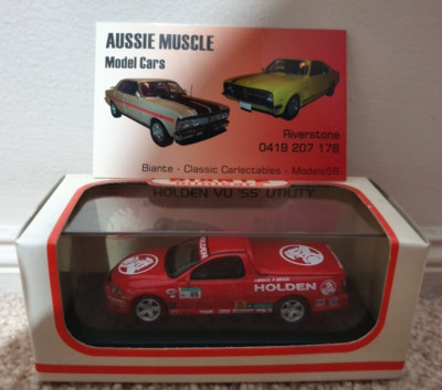 1:64 Biante Holden VU SS Commodore Ute #05 Team Peter Brock 2001 Targa Tasmania