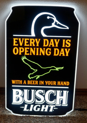 Flying Duck Every Day Is Opening Day Beer Lager 20'' Vivid LED Neon Sign Decor